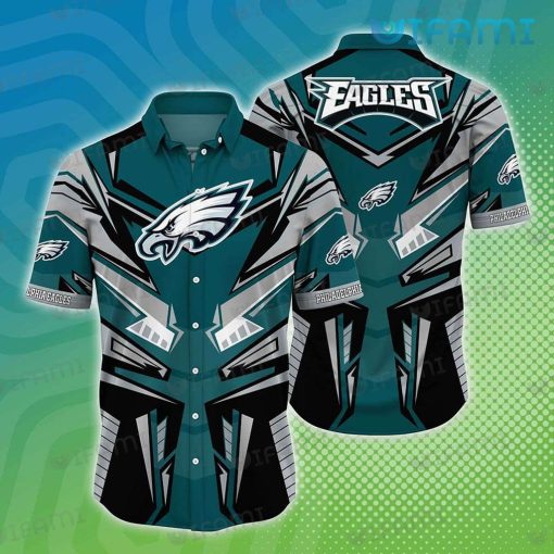 Philadelphia Eagles Hawaiian Shirt Armor Design Unique Philadelphia Eagles Gift