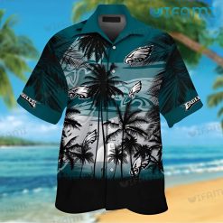 Philadelphia Eagles Hawaiian Shirt Coconut Palm Logo Philadelphia Eagles Gift