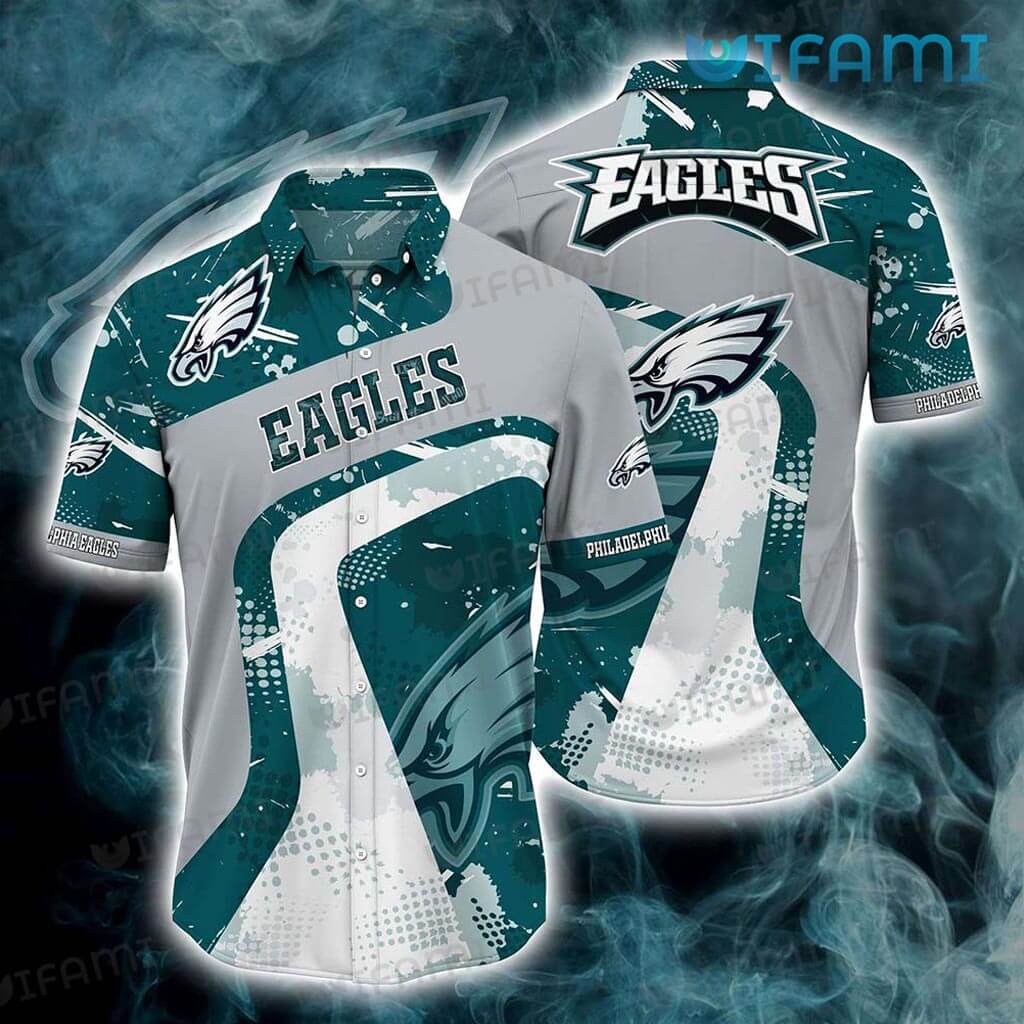 Get game-day ready with our Eagles-inspired Hawaiian shirt