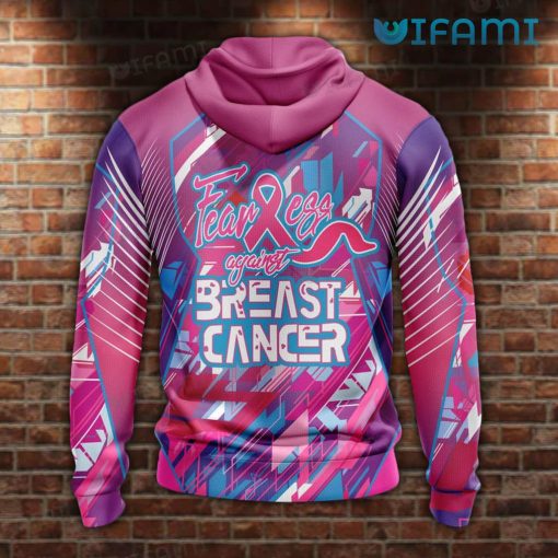 Philadelphia Eagles Hoodie 3D Breast Cancer Support Philadelphia Eagles Gift For Her