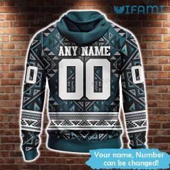 Philly Eagles Hoodie 3D Native American Texture Custome Name Philadelphia Eagles Present