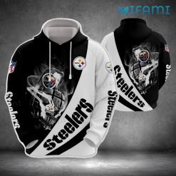 Pittsburgh Steelers Hoodie 3D Grenade Skull Logo Steelers Gift