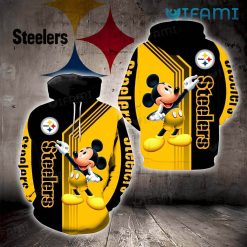 Pittsburgh Steelers Hoodie 3D Mickey Mouse Funny Steelers Gift