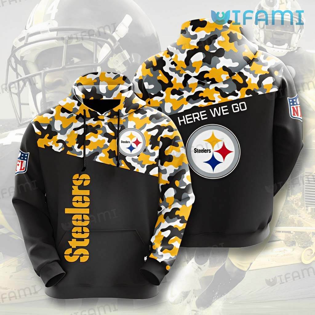 Upgrade your hoodie game with our military-inspired Steelers gear.