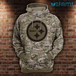 Steelers Army Hoodie 3D Camouflage Unique Pittsburgh Steelers Present