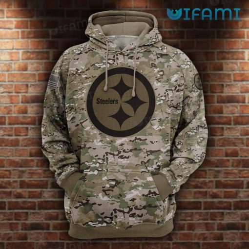 Steelers Army Hoodie 3D Camouflage Unique Pittsburgh Steelers Gift