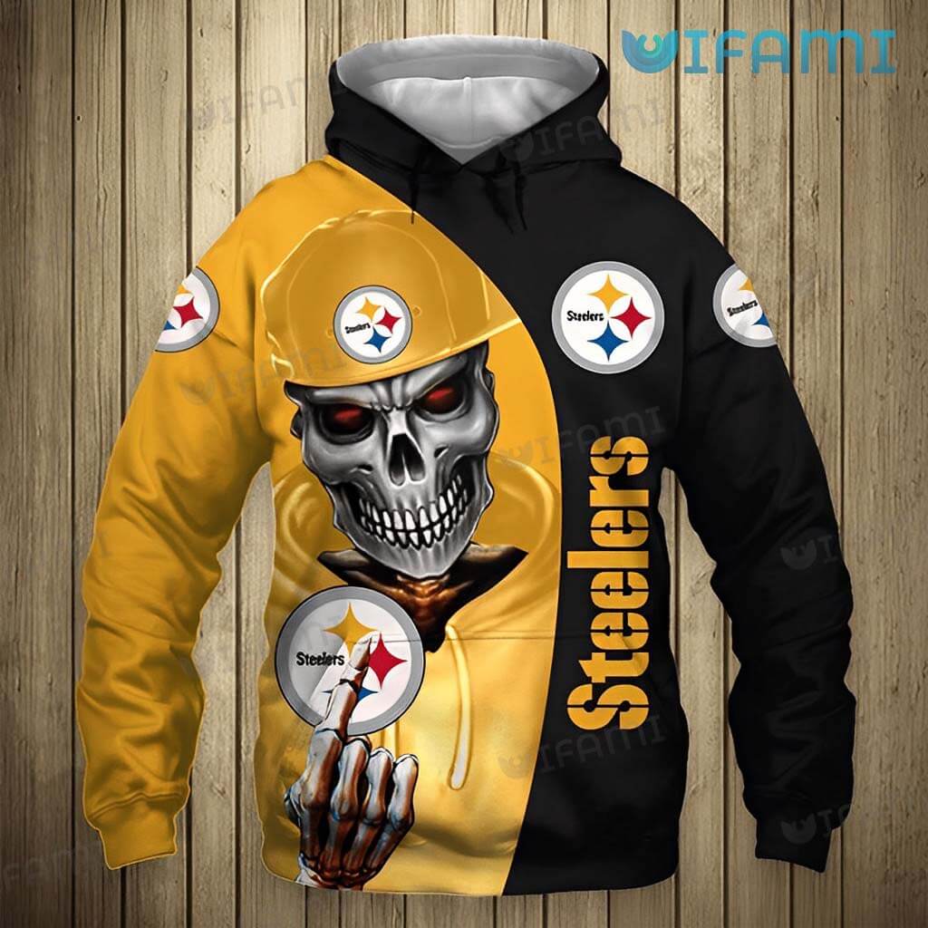 Score a Touchdown with Steelers Skeleton Hoodie Gift