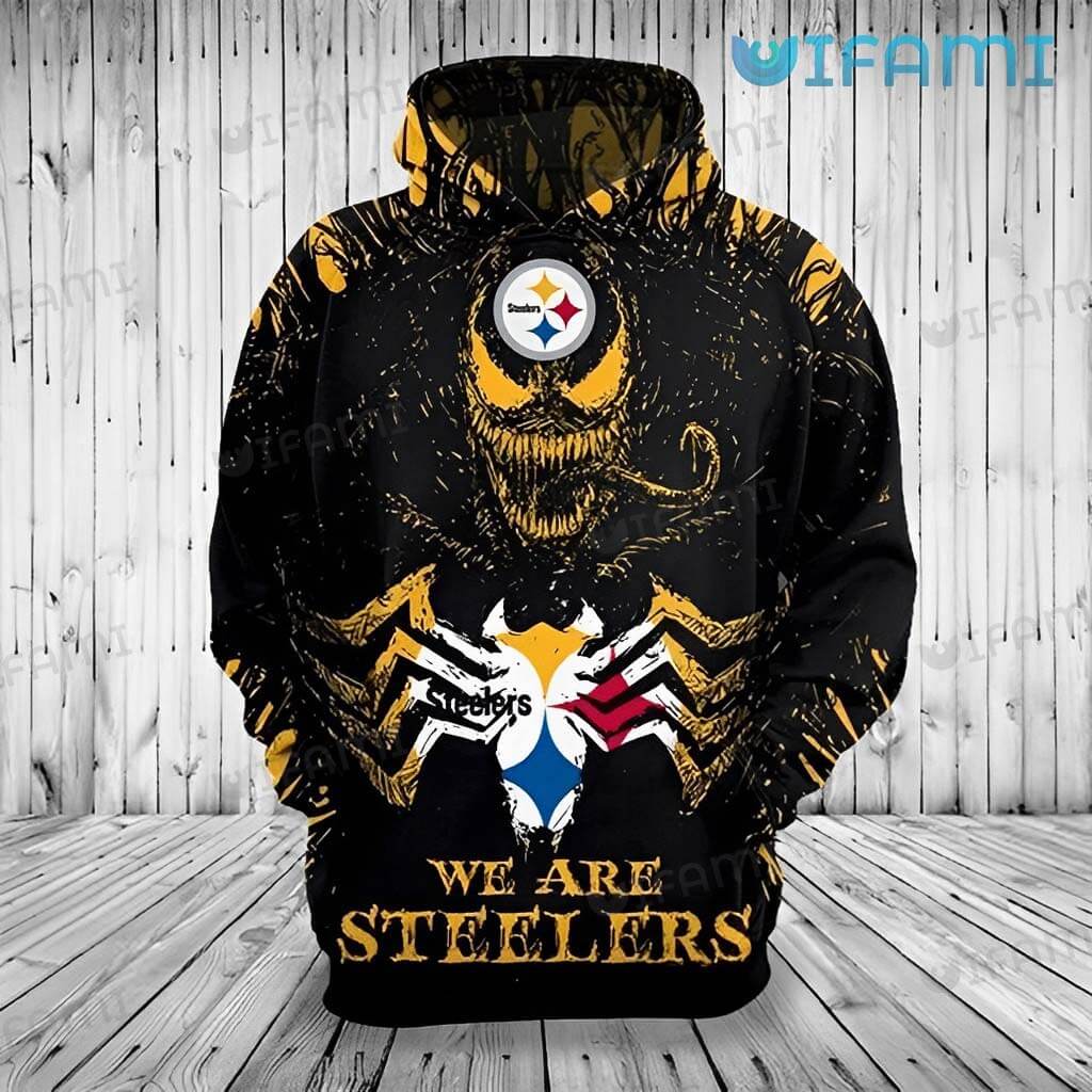 Steelers Hoodie 3D Venom We Are Steelers Pittsburgh Steelers Unique Gift - Personalized  Gifts: Family, Sports, Occasions, Trending