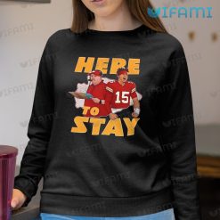Andy Reid Shirt Here To Stay Mahomes Reid Kansas City Chiefs Sweatshirt