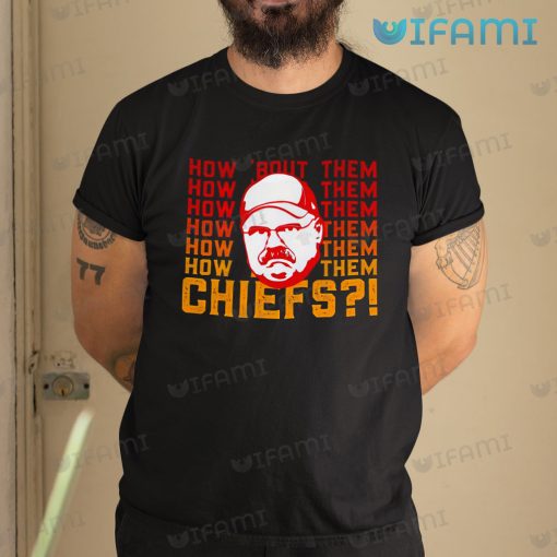 Andy Reid Shirt How ‘Bout Them Typography Kansas City Chiefs Gift