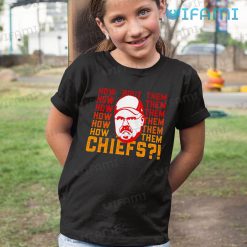 Andy Reid Shirt How Bout Them Typography Kansas City Chiefs Kid Tshirt