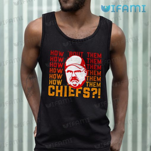 Andy Reid Shirt How ‘Bout Them Typography Kansas City Chiefs Gift