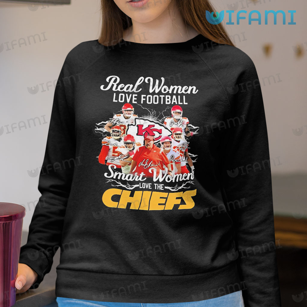 Andy Reid Shirt Real Women Love Football Smart Women Love The Chiefs Gift