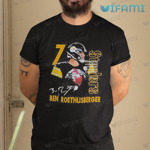 Ben Roethlisberger Shirt Graphic Design Pittsburgh Steelers Gift