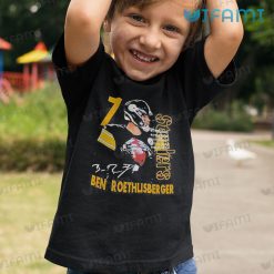 Ben Roethlisberger Shirt Graphic Design Pittsburgh Steelers Kid Tshirt