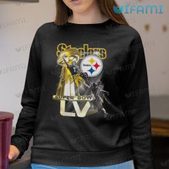 Ben Roethlisberger Shirt Super Bowl LV Trophy Pittsburgh Steelers Sweatshirt