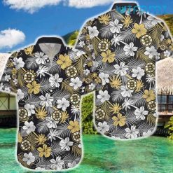 Boston Bruins Hawaiian Shirt Hibiscus Pattern Classic Bruins Present