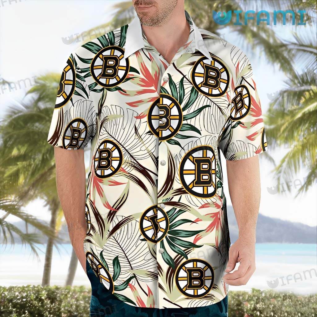 Boston Bruins Sport Hawaii Tropical 3D Hawaiian Shirt 3D Hawaiian