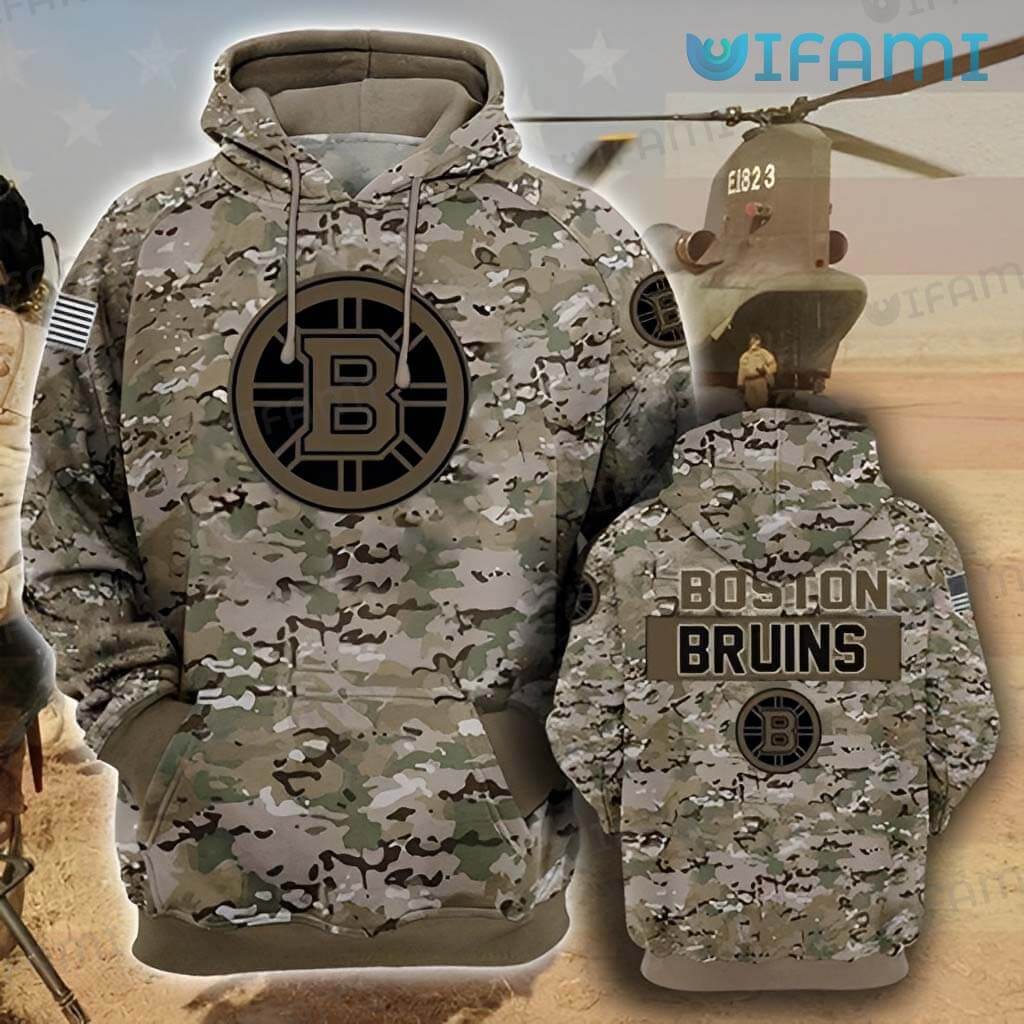 Show Your Bruins Pride with a 3D Camouflage AOP Hoodie