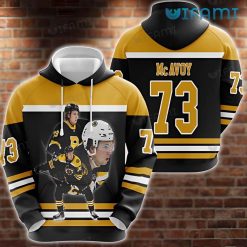 Boston Bruins Hoodie 3D McAvoy 73 Bruins Gift