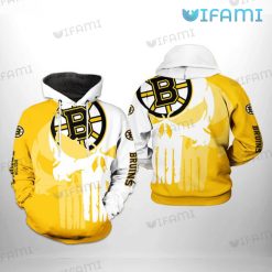 Boston Bruins Hoodie 3D Punisher Skull Bruins Gift