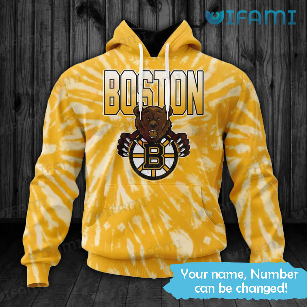 Unwrap the Perfect Bruins Gift: Hoodie 3D Yellow Tie Dye