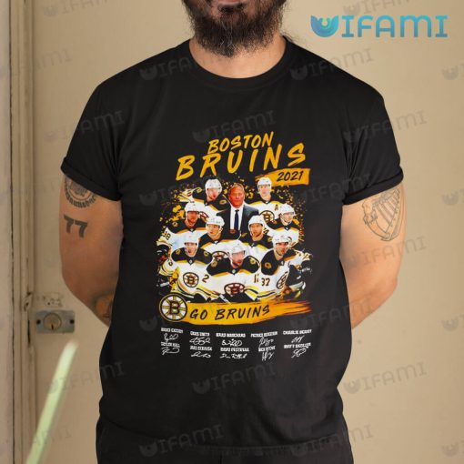 Boston Bruins Shirt 2021 Go Bruins Signature Bruins Gift