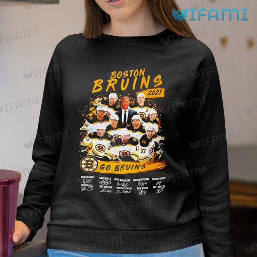 Boston Bruins Shirt 2021 Go Bruins Signature Bruins Gift