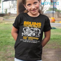 Boston Bruins Shirt 50th Anniversary 1970 2020 Bruins Kid Shirt