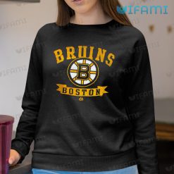 Boston Bruins Shirt Big Logo Classic Bruins Sweashirt