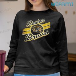 Boston Bruins Shirt Fade Effect Bruins Sweashirt