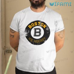Boston Bruins Shirt Ice Hockey Fade Effect Bruins Gift