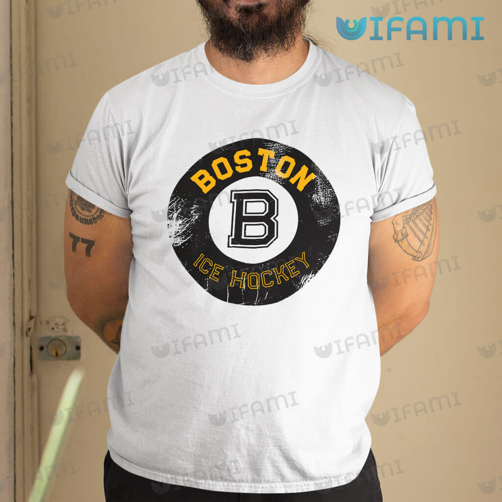 Boston Bruins Shirt Vintage Logo Hockey Bruins Gift - Personalized