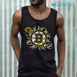 Boston Bruins Shirt Lightning Strike NHL Bruins Tank Top