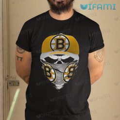 Boston Bruins Shirt Skull Wearing Mask Bruins Gift