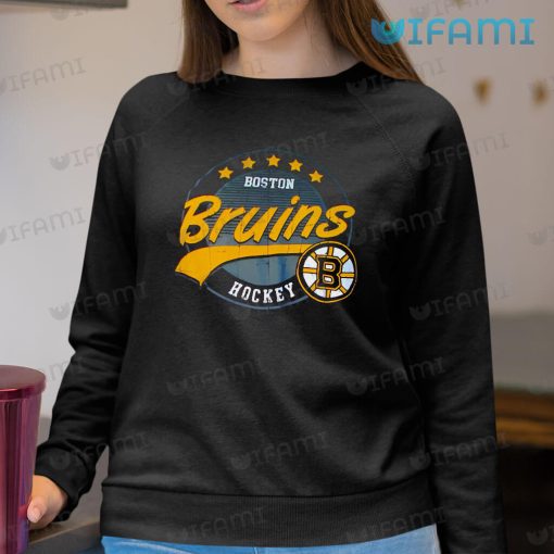 Boston Bruins Shirt Vintage Logo Hockey Bruins Gift