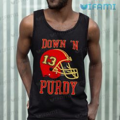 Brock Purdy Shirt Down N Purdy Football Helmet 49ers Tank Top