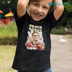 Brock Purdy Shirt Portrait Art San Francisco 49ers Kid Tshirt