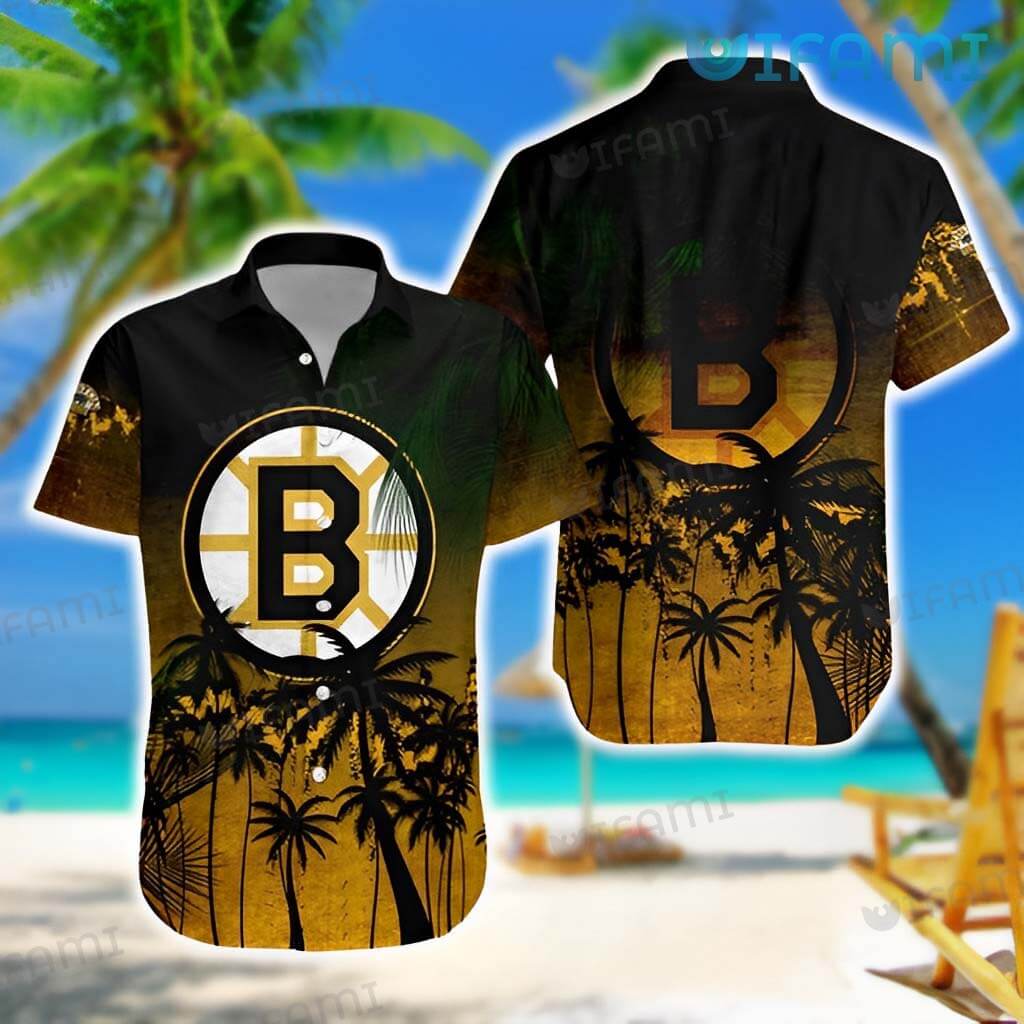 Boston Bruins Hawaiian Shirt Coconut Tree - Ingenious Gifts Your Whole  Family
