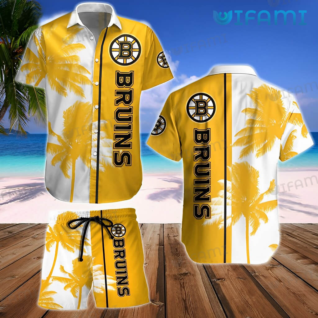 Get Beach-Ready with Bruins Hawaiian Shirt and Shorts