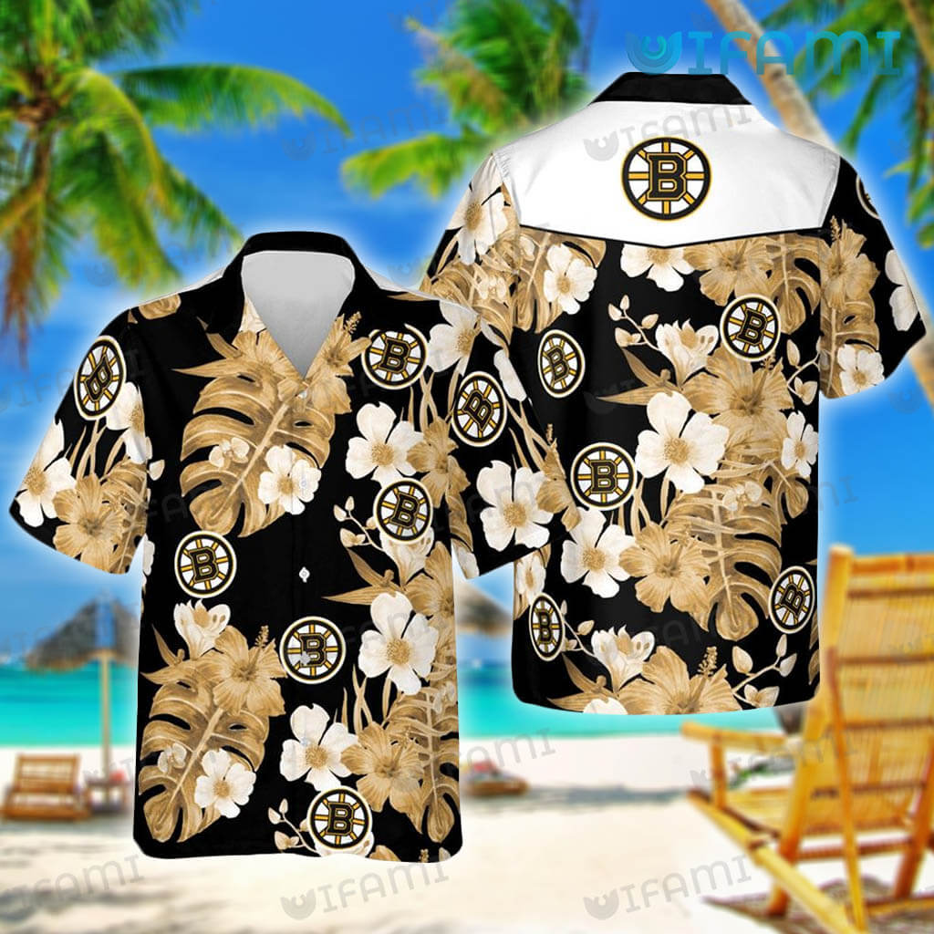 Boston Bruins Hawaiian Shirts Palm-Tree - Ingenious Gifts Your Whole Family