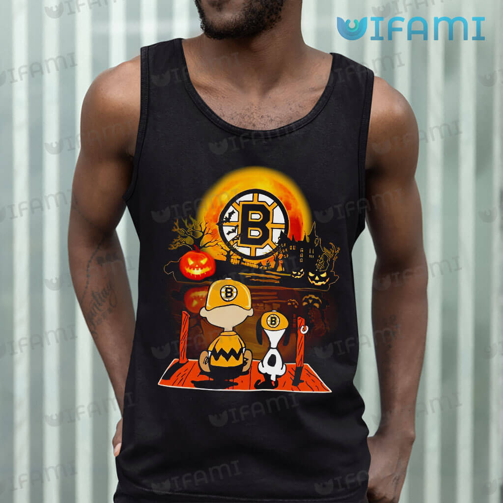 Boston Bruins Mummy Snoopy Halloween All Over Printed 3D Shirt