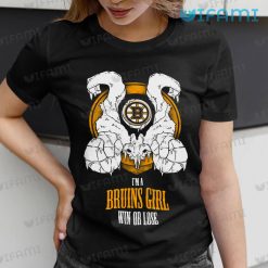 Bruins Shirt Im A Bruins Girl Win Or Lose Boston Bruins Gift