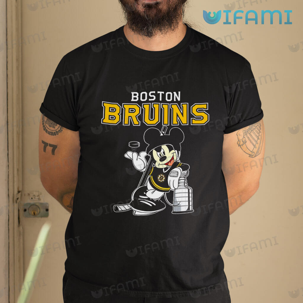 Nhl Hockey Mickey Mouse Team Boston Bruins Sweatshirt 