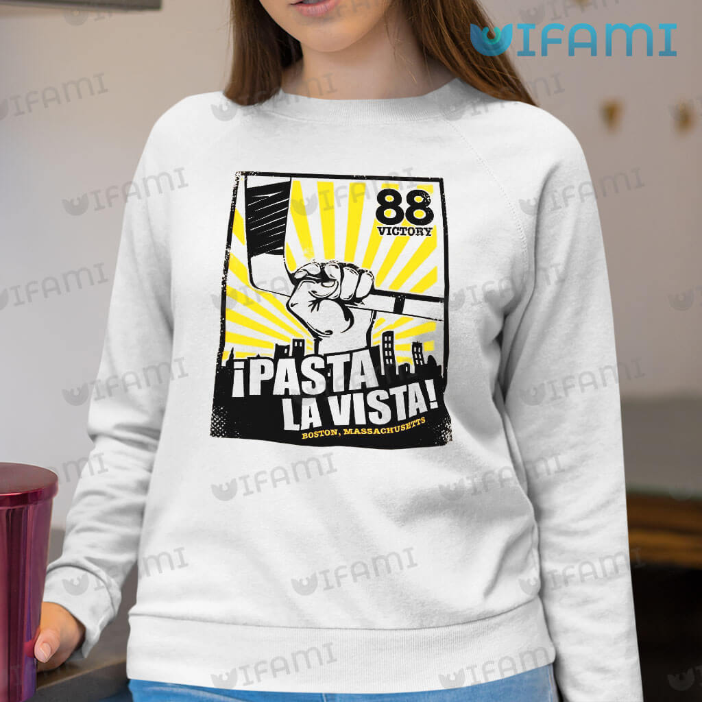 Bruins Shirt Pasta La Vista 88 Victory Boston Bruins Gift - Personalized  Gifts: Family, Sports, Occasions, Trending