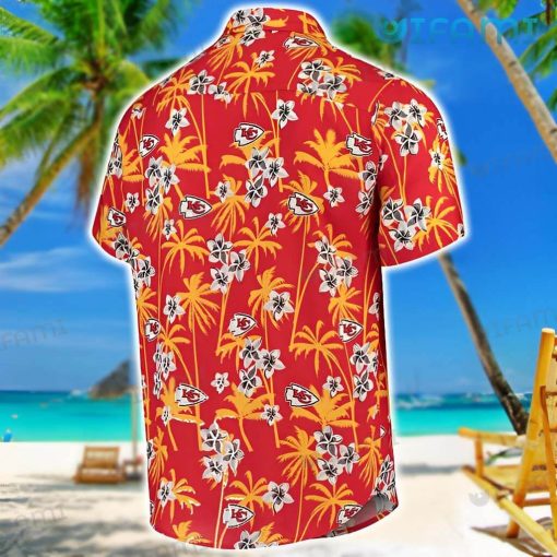 Chiefs Hawaiian Shirt Floral Coconut Tree Pattern Kansas City Gift ...