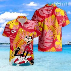 Chiefs Hawaiian Shirt Goofy Surfing Palm Leaf Kansas City Gift