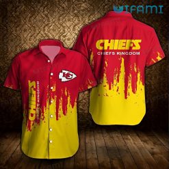 Chiefs Hawaiian Shirt Kingdom Melting Pattern Kansas City Chiefs Gift