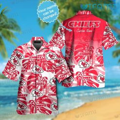 Chiefs Hawaiian Shirt Monstera Deliciosa Personalized Kansas City Chiefs Gift