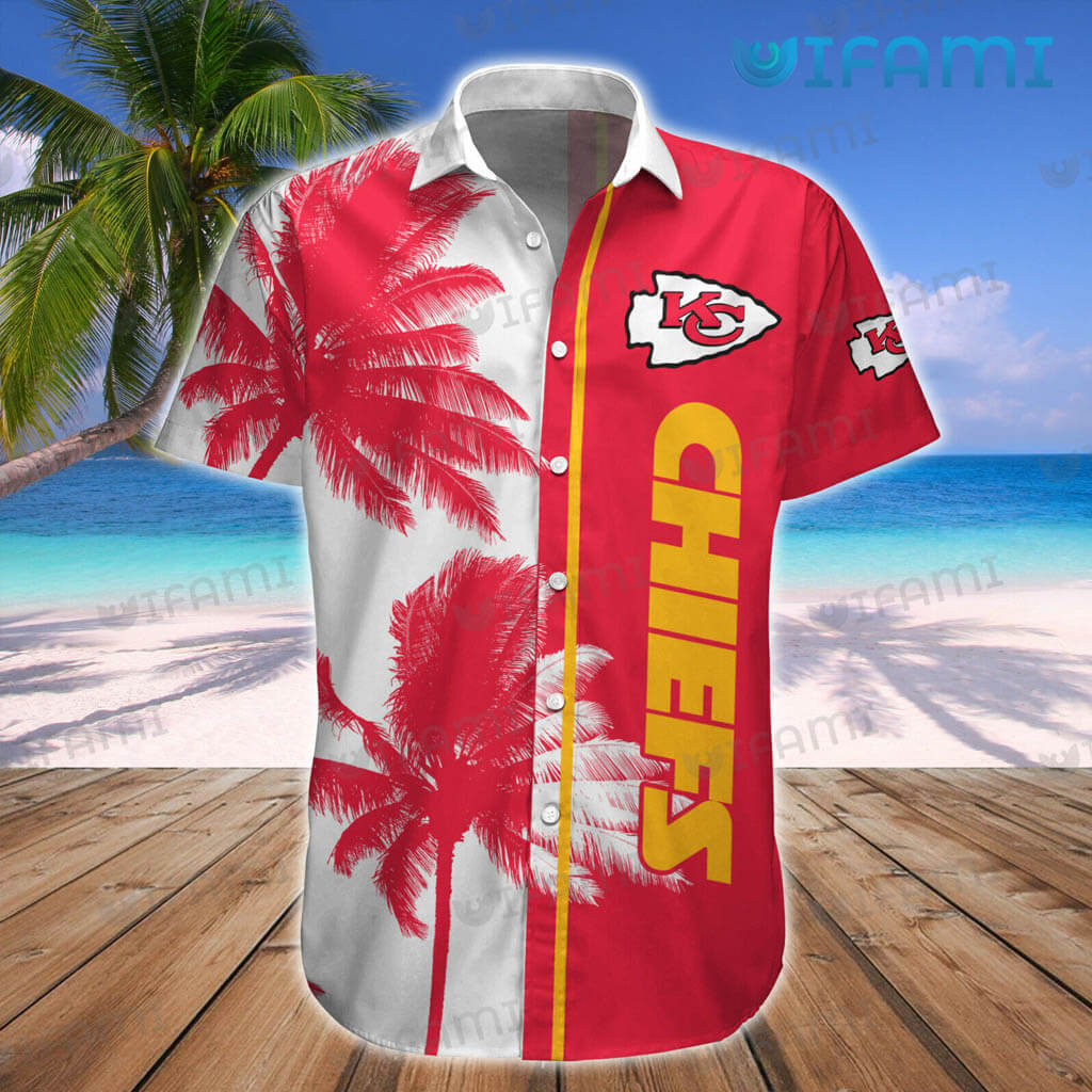 Best Selling Product] Chiefs Coconut Football Pattern Kansas City Gift Hawaiian  Shirt